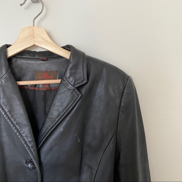 DANIER Genuine Leather Coat -Size S - Picture 7 of 12